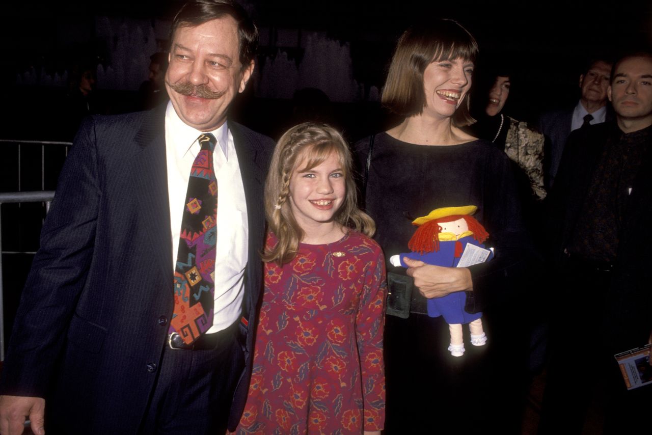 Anna Chlumsky z rodzicami na premierze filmu "Moja dziewczyna" 