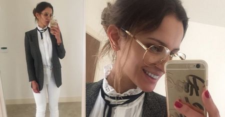 Sara Boruc przebrała się za pensjonarkę (FOTO)