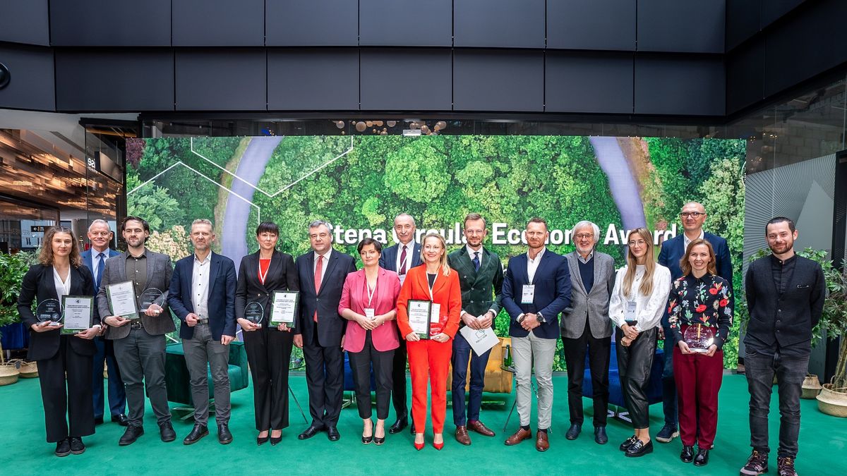 Gala rozdania nagród VII edycji konkursu Stena Circular Economy Award – Lider Gospodarki Obiegu Zamkniętego organizowanego przez Stena Recycling Polska podczas TOGETAIR 2024