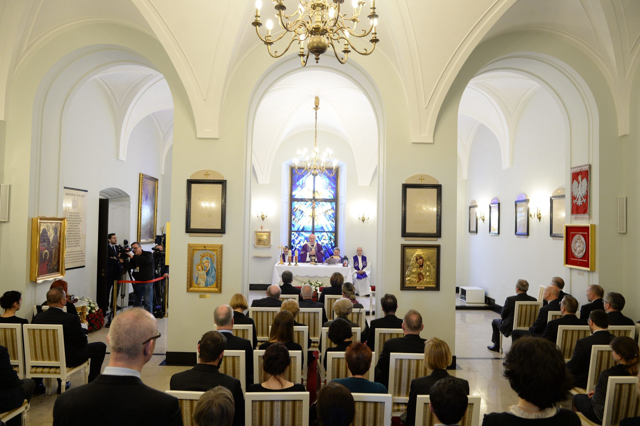 Ślub odbył się w kaplicy w Pałacu Prezydenckim