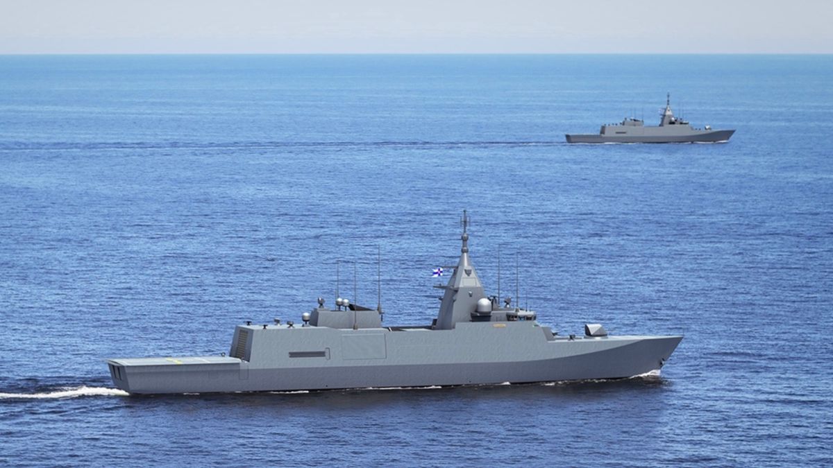 Wizualizacja korwet typu Pohjanma