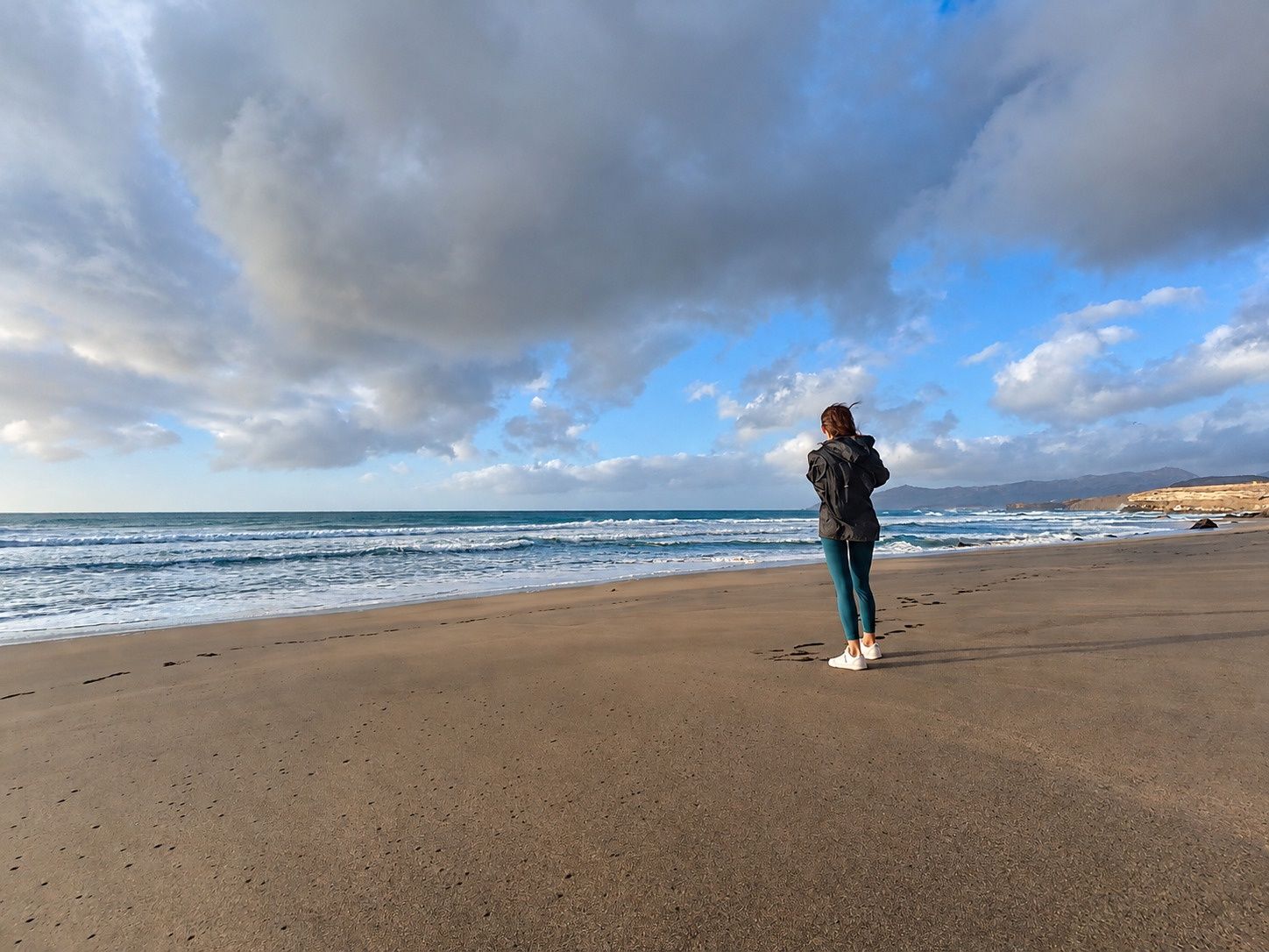 Spacer nad oceanem w La Pared