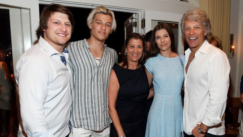 Jon Bon Jovi z rodziną