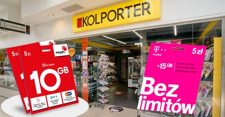T-Mobile i Heyah rozdają doładowania. Wystarczy kupić starter w Kolporterze