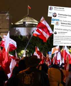 "Tak wygląda ponad 300 tys. patriotów". Komentarze po proteście PiS