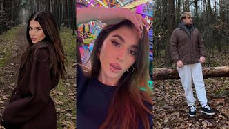 Roksana Węgiel spaceruje po lesie z Kevinem, bratem i pasierbem. Słodko? (ZDJĘCIA)