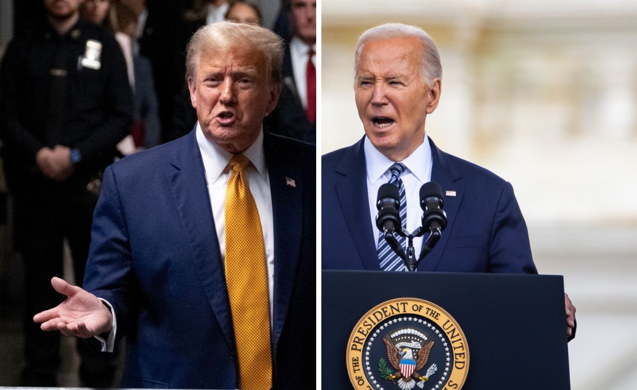 Donald Trump and Joe Biden