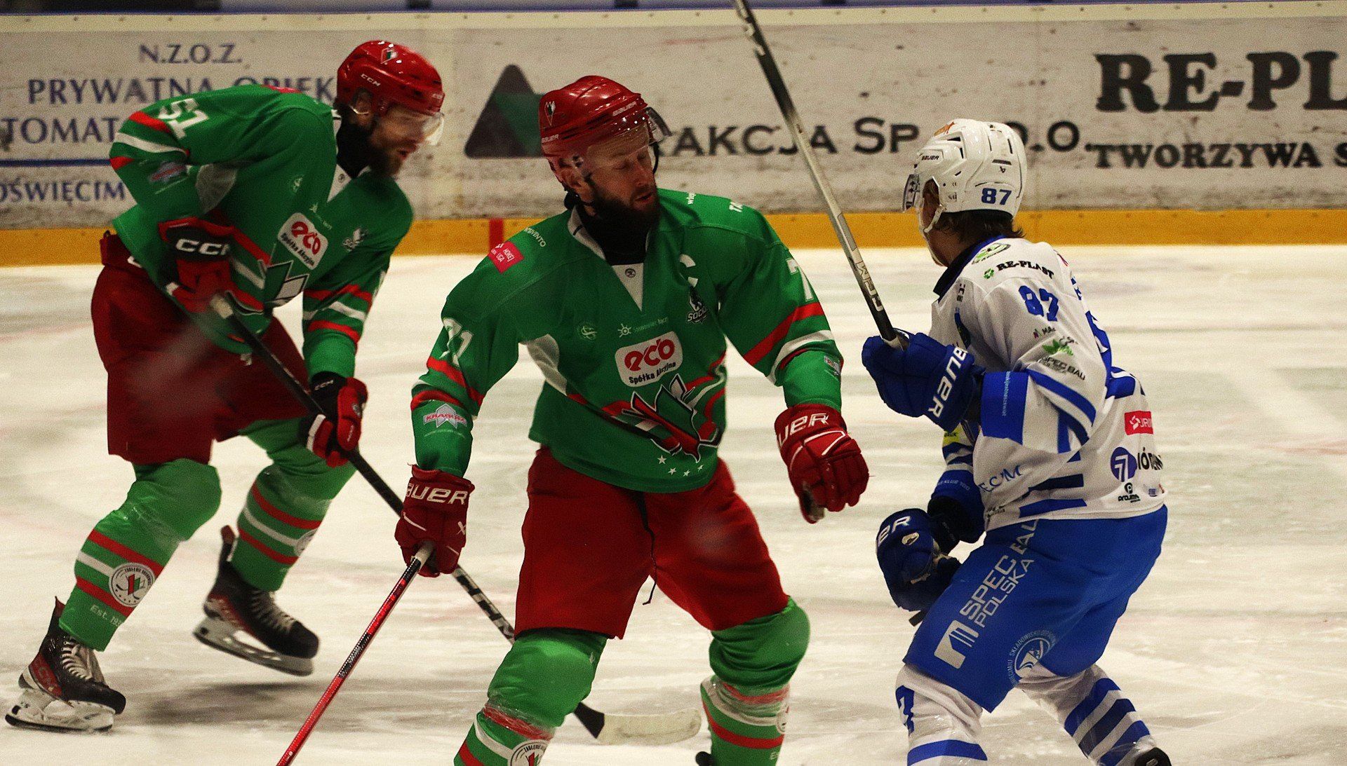 Ekstraklasa hokejowa; Unia Oświęcim - ECB Zagłębie Sosnowiec