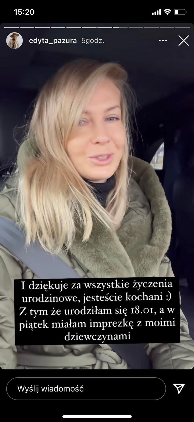 Edyta Pazura świętowała swoje 24. urodziny w towarzystwie koleżanek 