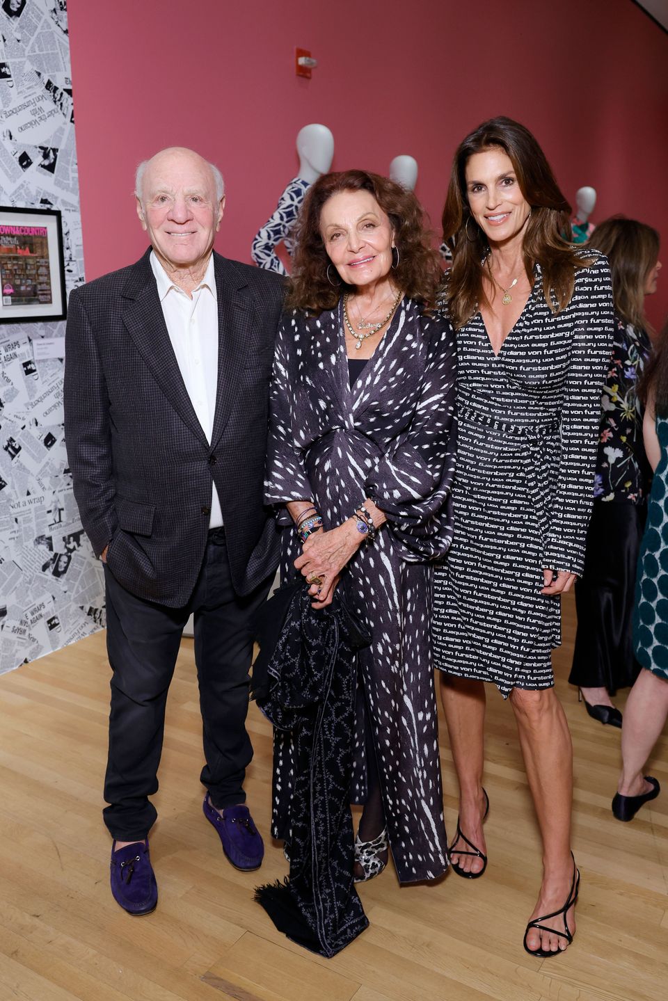 Barry Diller, Diane von Fürstenberg i Cindy Crawford