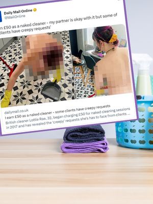 Pracuje jako naga sprzątaczka. Mówi o najbrudniejszych klientach. Ile zarabia?