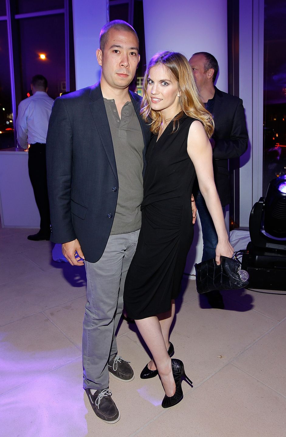 Anna Chlumsky z mężem 