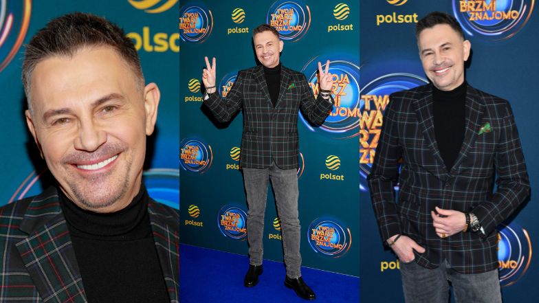 "Twoja Twarz Brzmi Znajomo" - gwiazdy programu pozują na konferencji