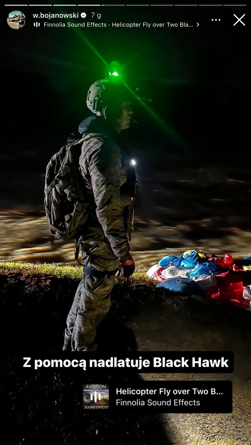 Nocna ewakuacja w Nysie