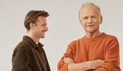 Maciej Musiał z ojcem reklamują Reserved