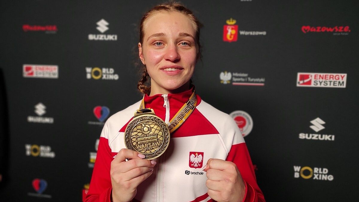 Julia Szeremeta ze złotym medalem