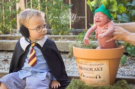 Sesja fotograficzna inspirowana książkami o Harrym Potterze
