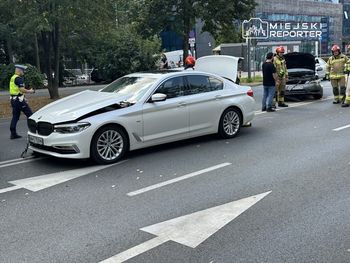 Warszawa: Wypadek na Domaniewskiej. Poszkodowane 3 osoby