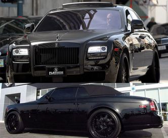 Czarne samochody Davida Beckhama (ZDJĘCIA)