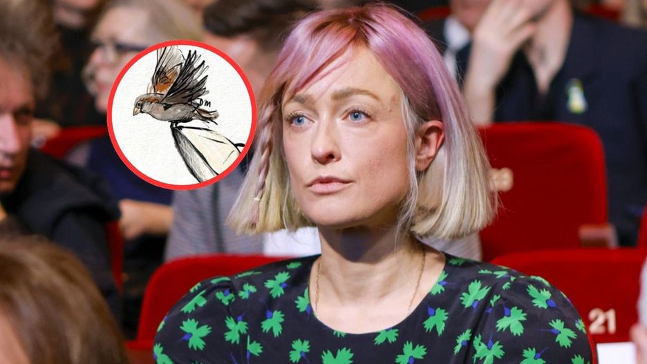 Matylda Damięcka opublikowała grafikę w dniu pogrzebu papieża
