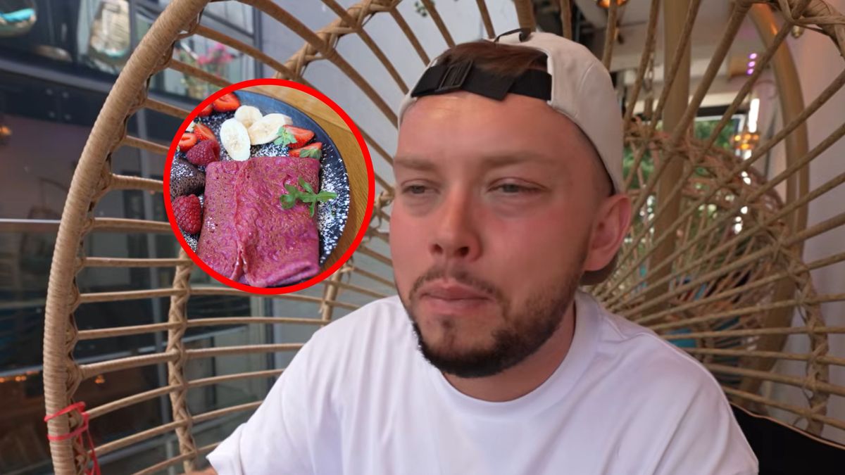 Co zawierał w środku jeden z naleśników?