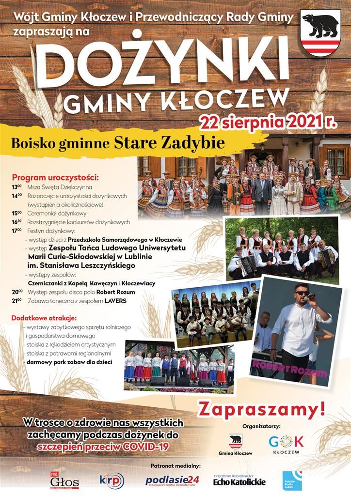 Dożynki Gminy Kłoczew 2021