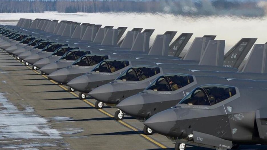 Myśliwce F-35.