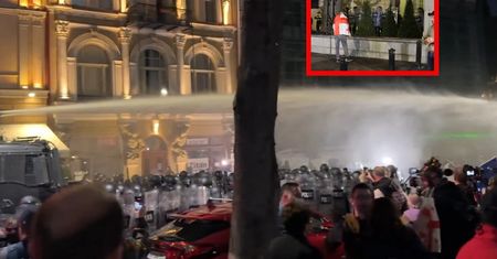 Tbilisi: szturmowali pałac prezydencki. Policja użyła armatek wodnych