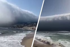 Myśleli, że to tsunami. Nietypowa chmura wystraszyła plażowiczów