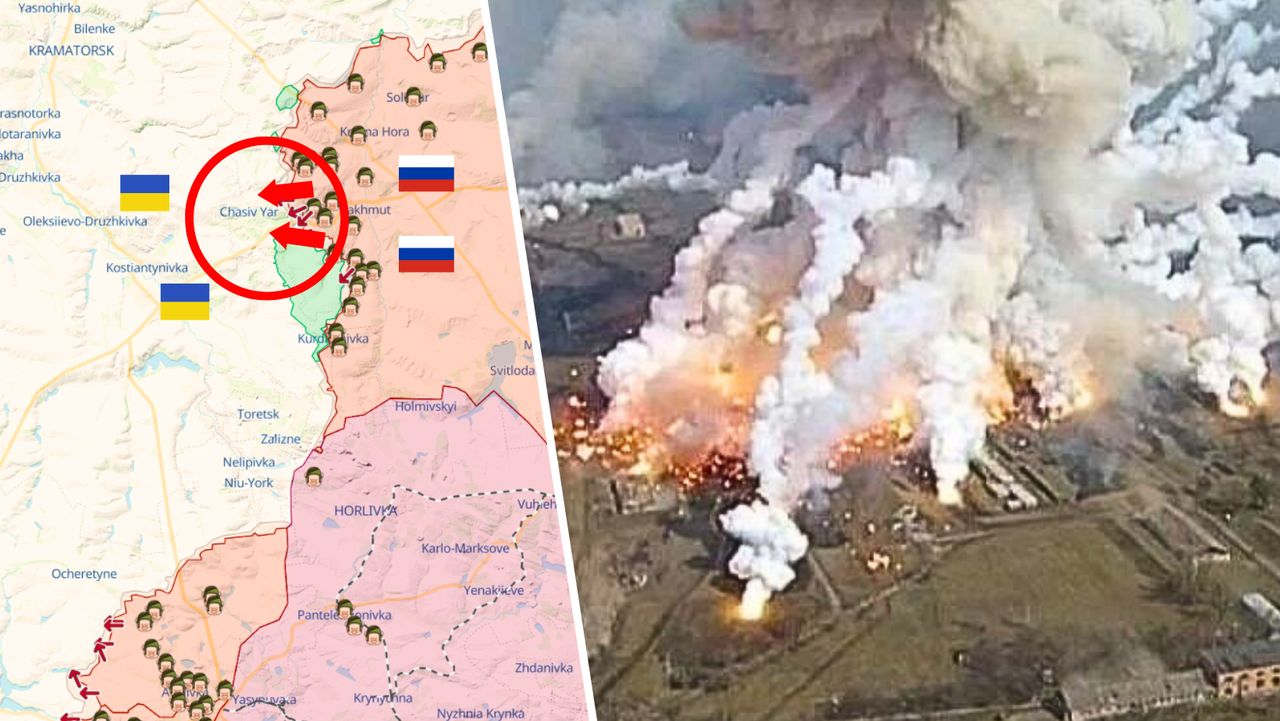 Russian forces mistakenly bomb their own troops amid the Chasiv Yar siege