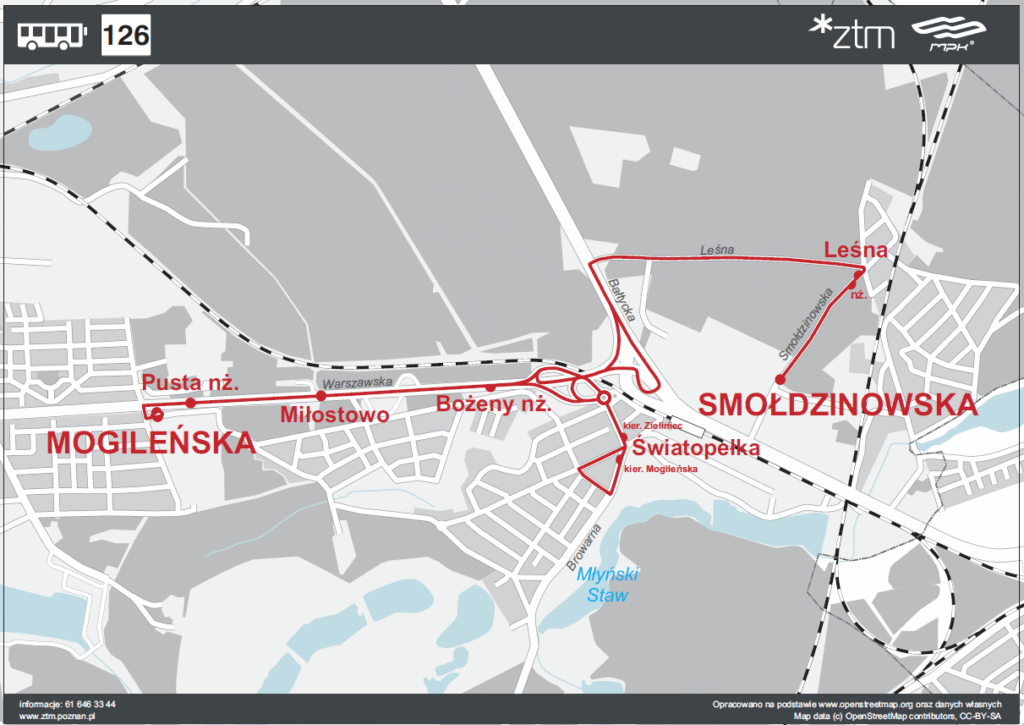 Poznań: Ruszyła linia minibusowa 126. Ułatwi przejazd przez Zieliniec