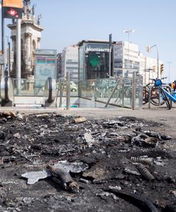 Zamieszki w Barcelonie. Rannych zostało kilkunastu policjantów