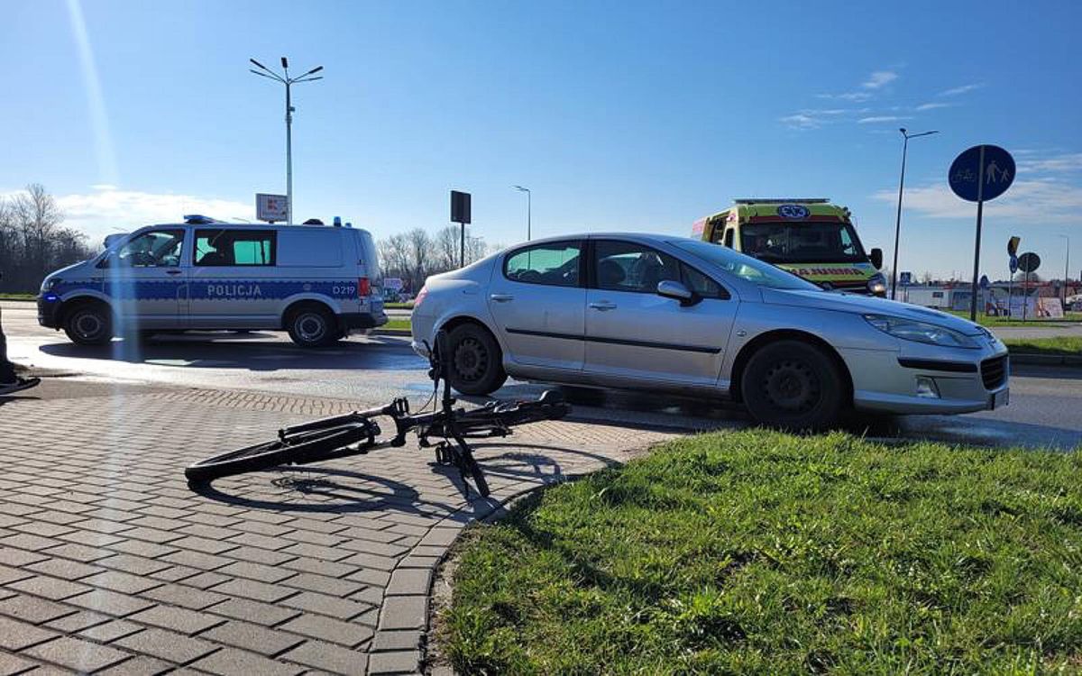 13-letnia rowerzystka potrącona w Świdniku