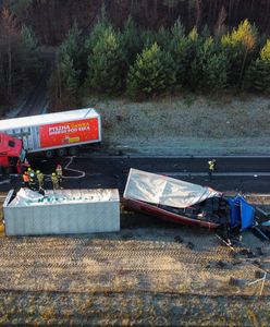 Wypadek ciężarówek pod Gorzowem Wielkopolskim. Nie żyje kierowca