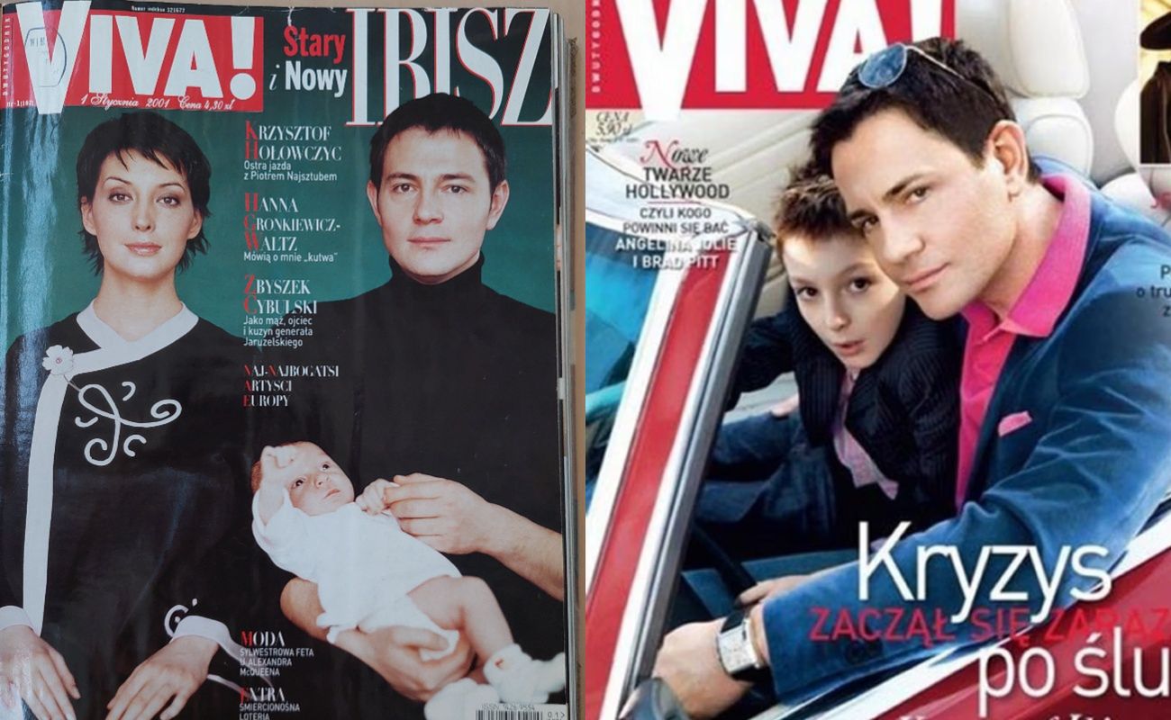 Krzysztof Ibisz z synem Maksymilianem i synem Vincentem 