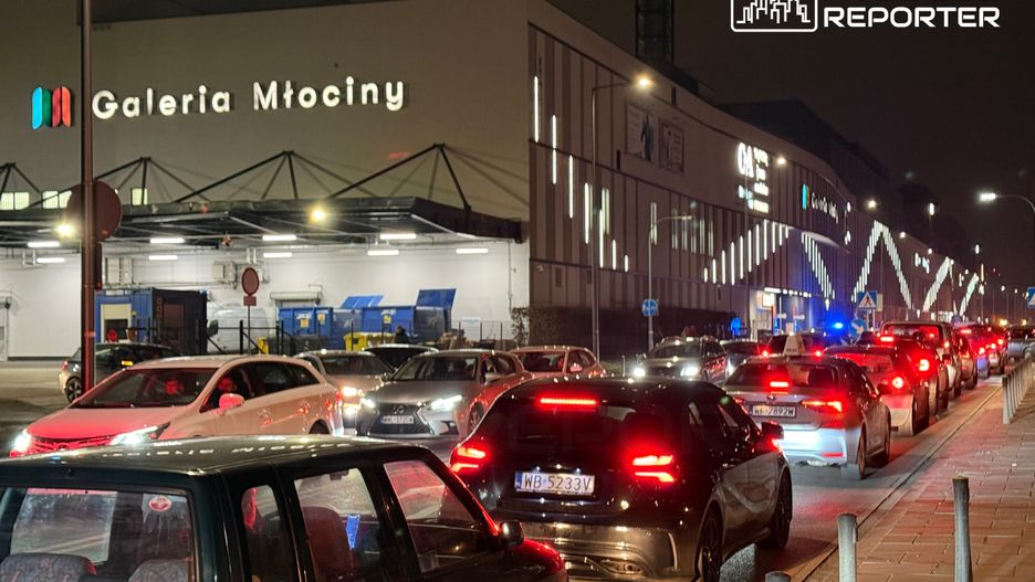 Paraliż w rejonie Galerii Młociny