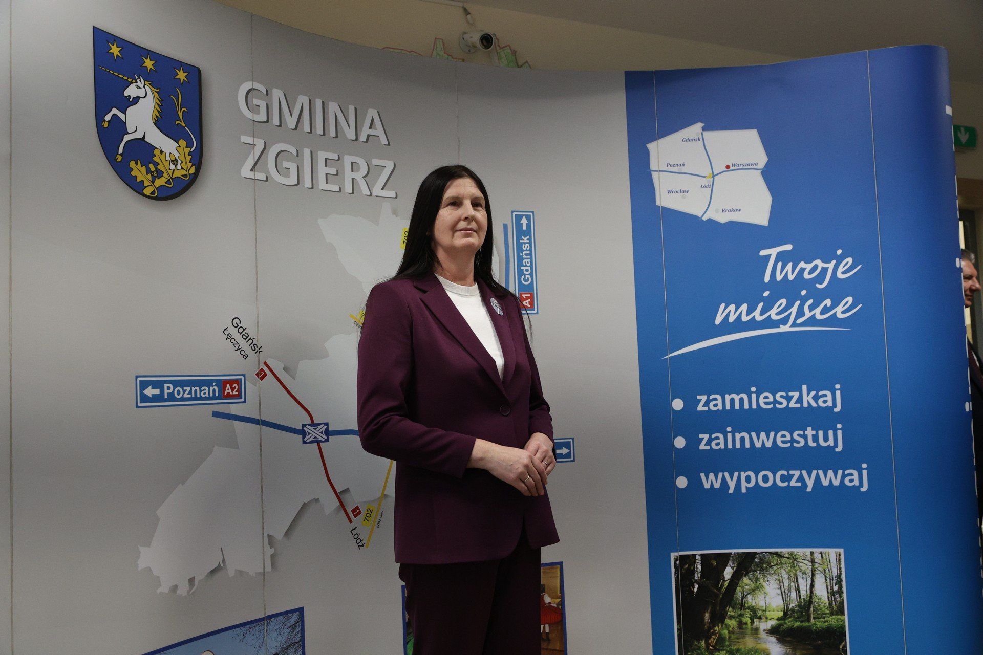 Wioletta Głowacka - Wójt gminy Zgierz