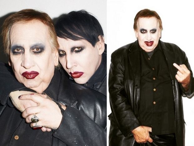 Marilyn Manson pokazał ojca!