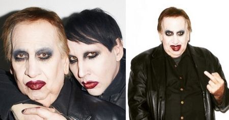 Marilyn Manson pokazał ojca!