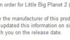 Little Big Planet 2 w listopadzie? 1