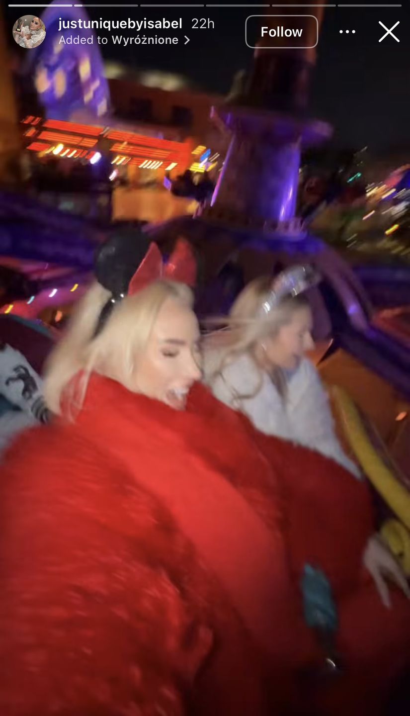 Izabela Macudzińska z córką Elizą w Disneylandzie
