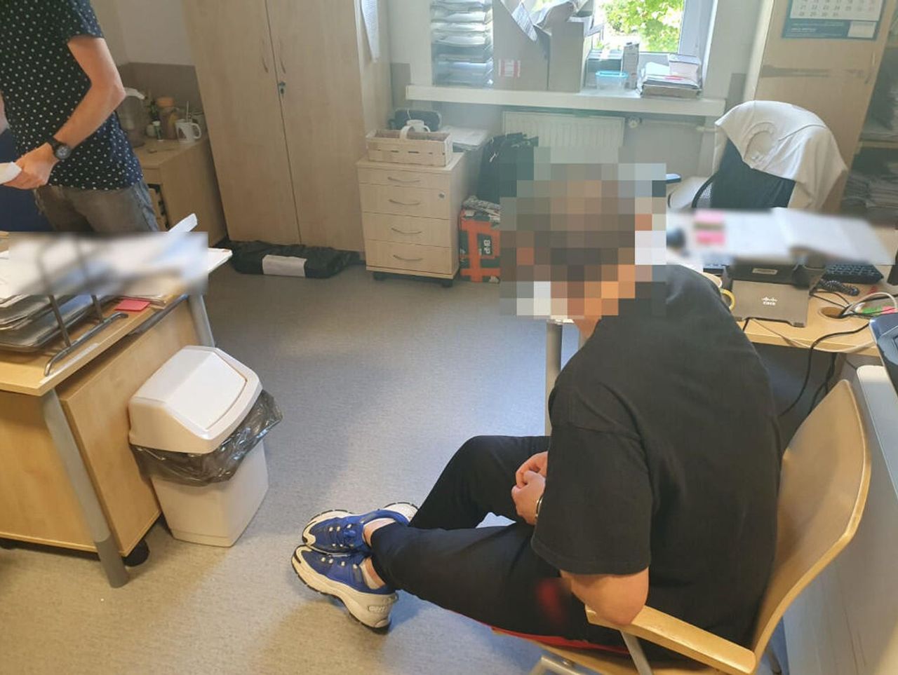 Zostali przyłapani na kradzieży klocków. Obserwowała ich ochrona