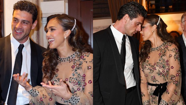 Jessica Alba i Michele Morrone wymieniają czułe spojrzenia