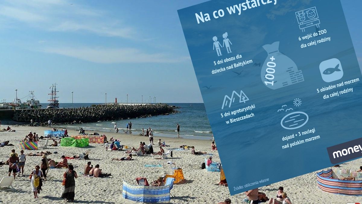 1000+ to nowy pomysł rządu. Władza chce dopłacać do wakacji w Polsce.
