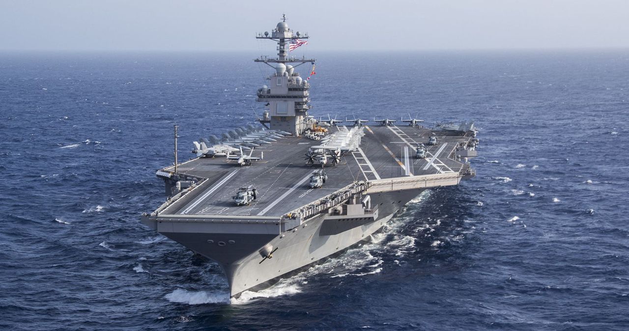 Najnowszy lotniskowiec USA to finansowa katastrofa. Gdzie popełniono błąd? - USS Gerald R. Ford (CVN-78)