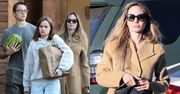 Angelina Jolie maszeruje u boku 16-letnich pociech, które taszczyły zakupy. Knox i Vivienne coraz bardziej przypominają rodziców?
