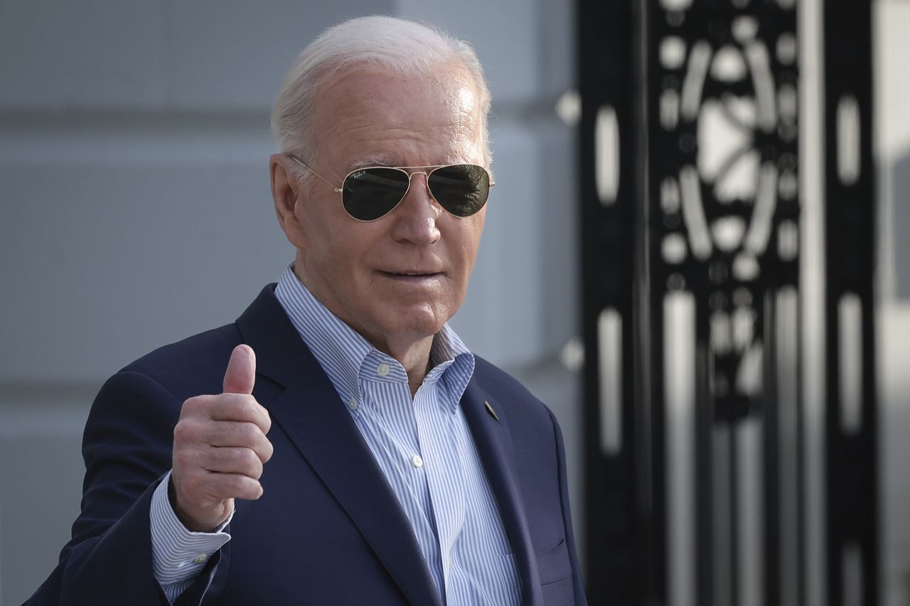 WASHINGTON, DC - MARCH 19: U.S. President Joe Biden departs the White House on March 19, 2024 in Washington, DC. Biden is scheduled to travel to Nevada today.  (Photo by Win McNamee/Getty Images)