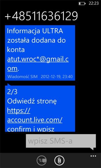 Ustawienia telefonu z WP8