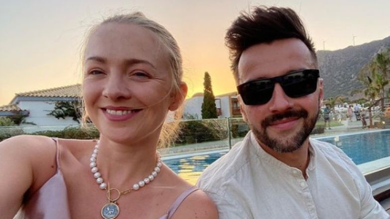 Barbara Kurdej-Szatan całuje męża na greckich wakacjach