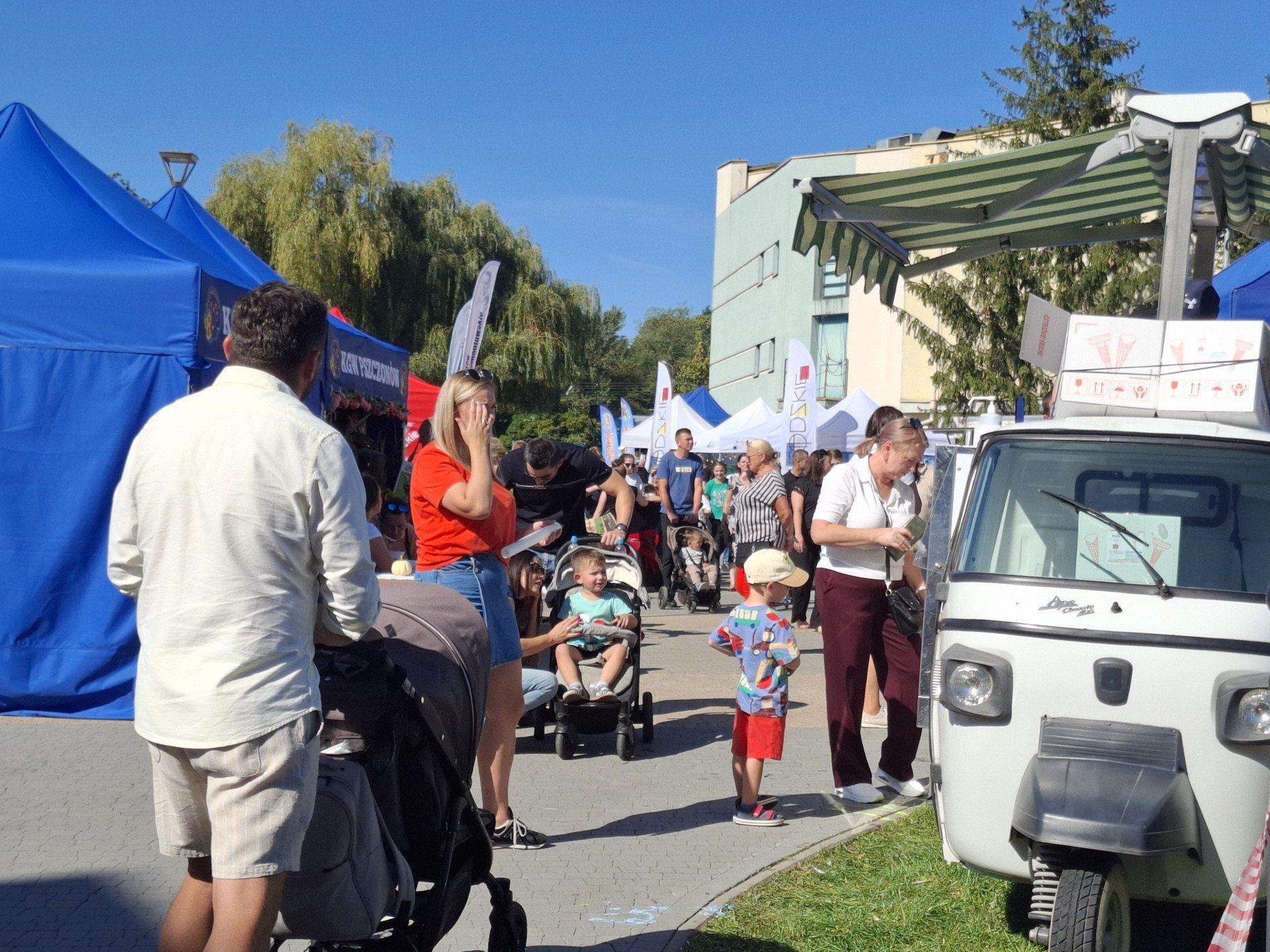Stoiska Kół Gospodyń Wiejskich przyciągały zapachami podczas Święta Kwiatów, Owoców i Warzyw